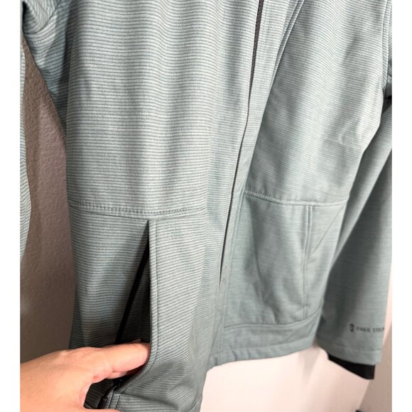 Free Country Olive Tree Jacket Womens size L Faux Fur Lining Lt Green Mid Weight - Picture 4 of 13